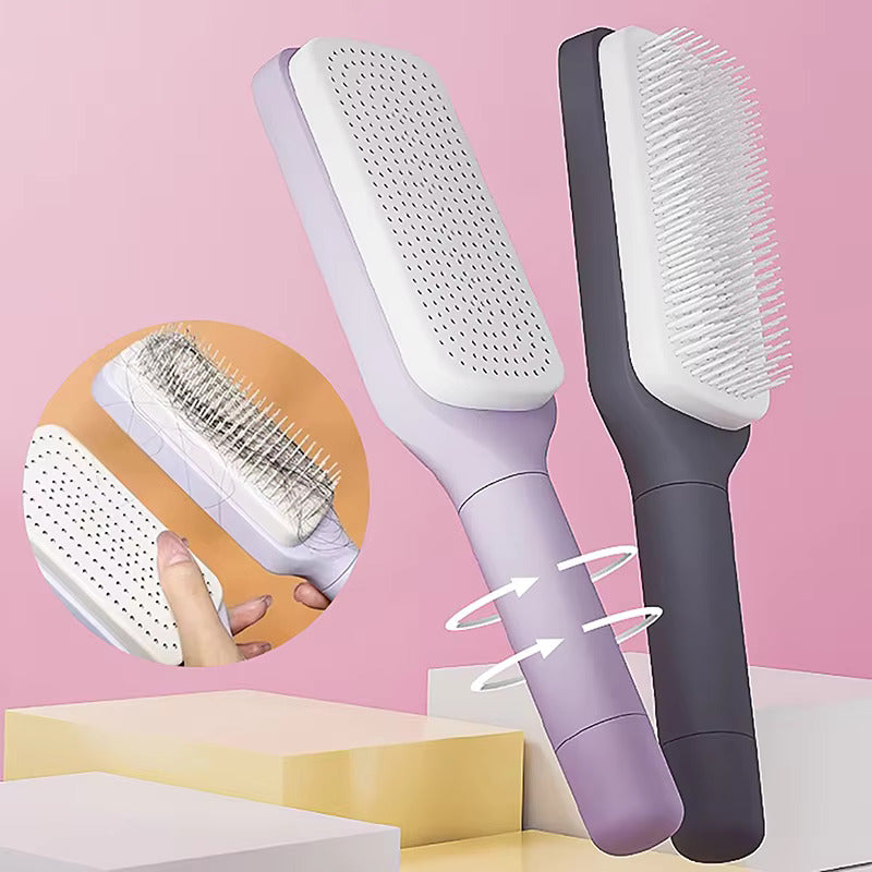 AQUA Clean Brush - Selbstreinigende Haarbürste