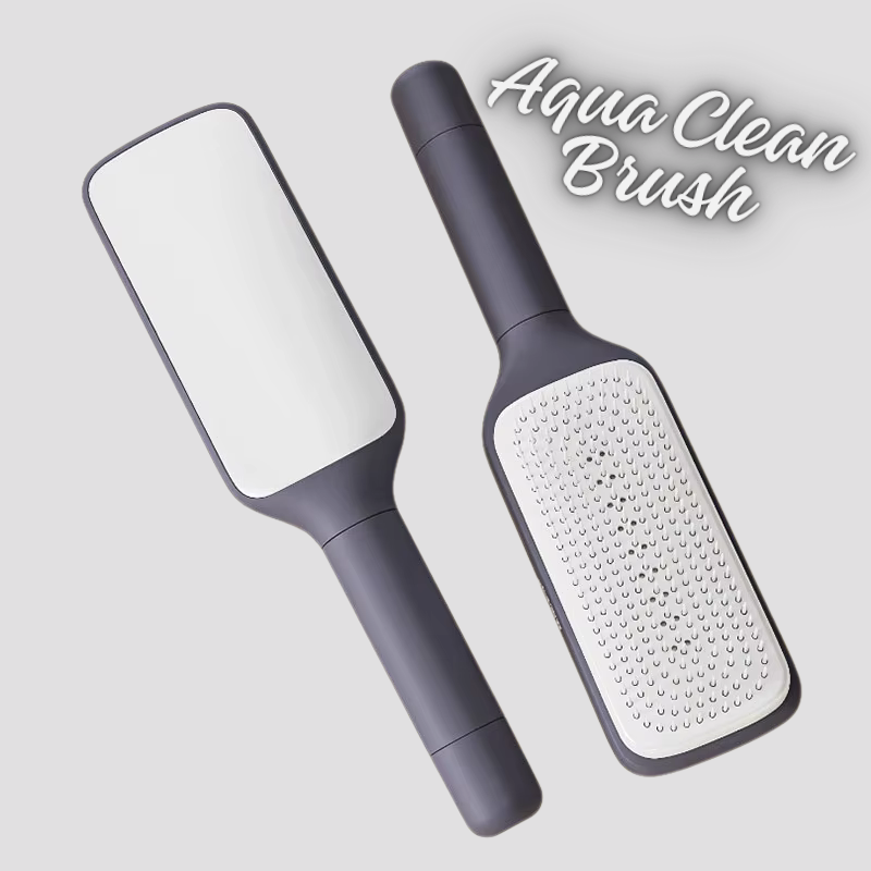 AQUA Clean Brush - Selbstreinigende Haarbürste