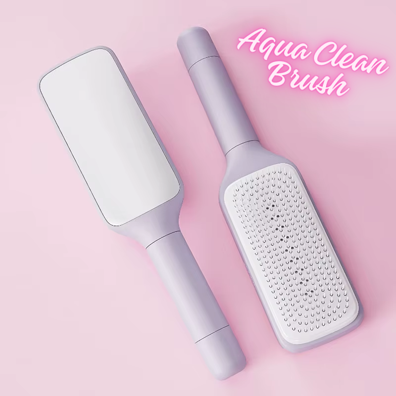 AQUA Clean Brush - Selbstreinigende Haarbürste