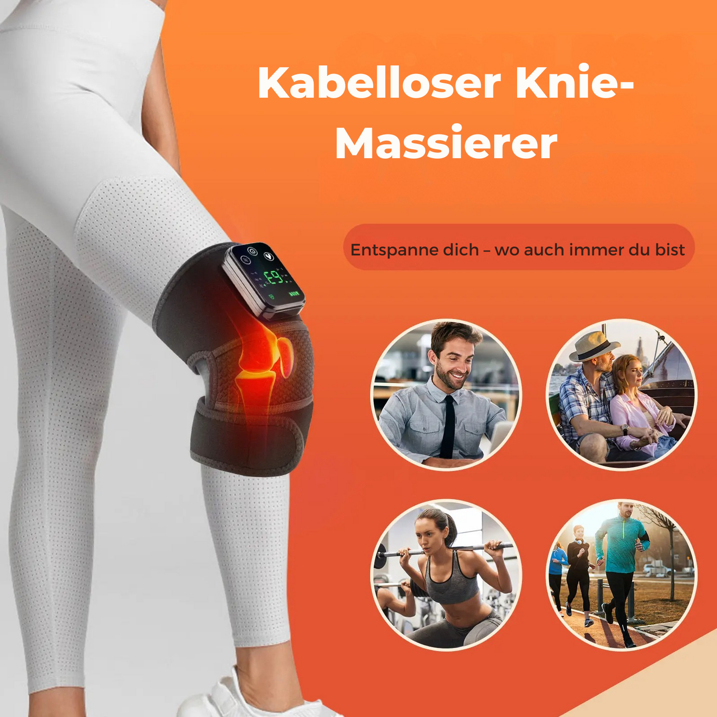 ThermoFlex - Kabellose Tiefenwärme für Rücken, Schulter & Knie